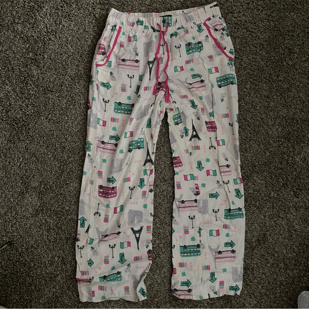 Women’s Pajama Pants with Paris Print